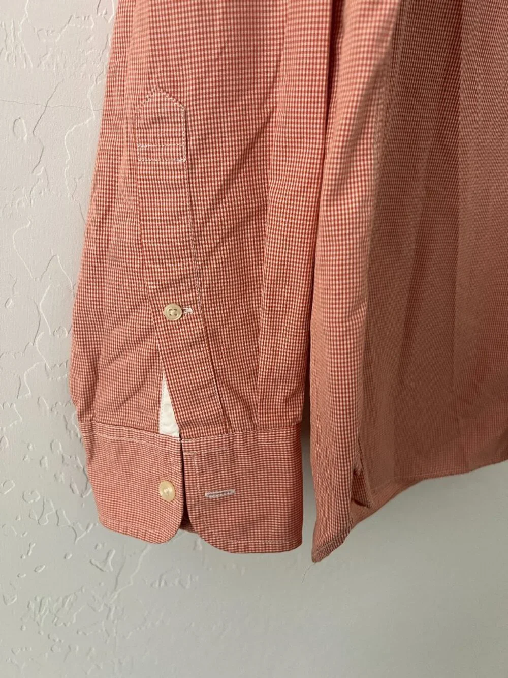 J.Crew Sewn For J.Crew Y2K Era Gingham Button Down Shirt Mens L Coastal Grandpa